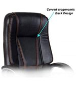 KRISHTHA Director's Chair - High Back, Revolving, with Lumbar Support - Black