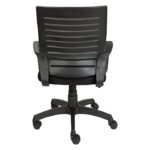 Ergonomica Boom Mesh Mid Back Black Executive Revolving Office Chair with Nylon Base