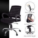 Mesh Mid Back Ergonomic Office Chair 898m – Black