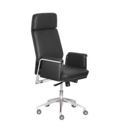 Krishtha Leatherette Office Executive Chair (Black)