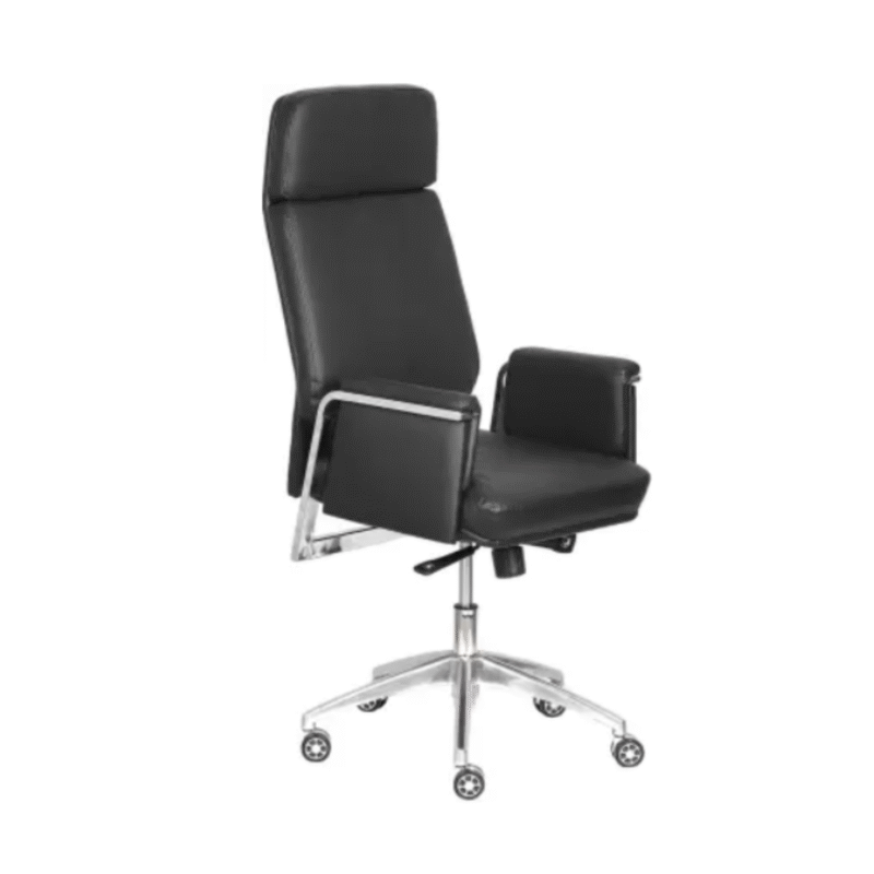 Krishtha Leatherette Office Executive Chair (Black)