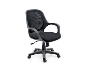 Krishtha Office Mesh ChairKrishtha STC-1087 Retro Mesh Office Chair – Fabric Upholstery