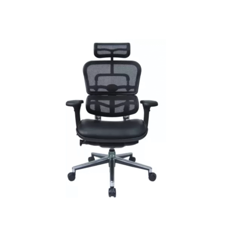 Krishtha Adjustable Armrests Leather Study Arm Chair Krishtha STC 1059 – Leather Office Chair with 5D Adjustable Armrests