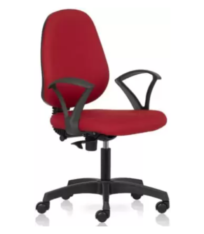 Krishtha Polyester Office Arm ChairKrishtha STC-054 Study & Home Office Chair – Breathable Fabric, 1-Way Adjustable Arms, Anti-Bacterial Upholstery