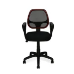 Nilkamal Calida Ergonomic Mesh Back Office Chair in Black with Push-Back Tilt, Adjustable Height, Cushioned Seat & BIFMA Certified Build – Ideal for Home and Corporate Use