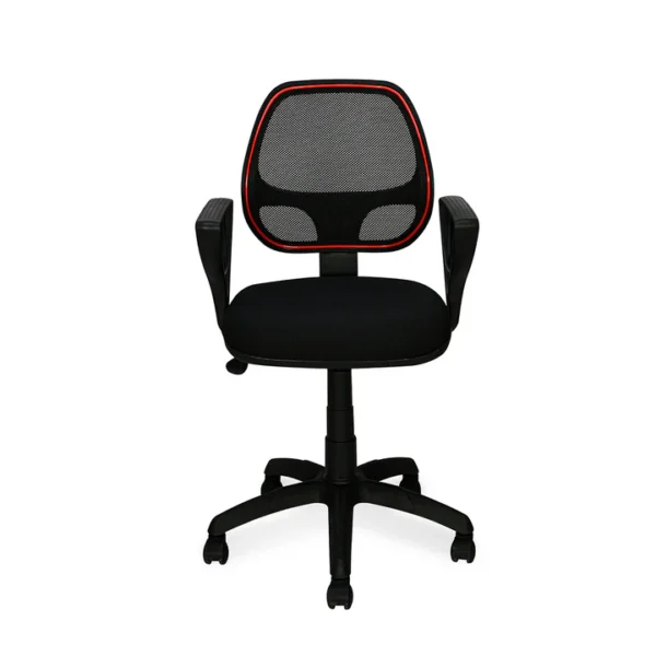 Nilkamal Calida Ergonomic Mesh Back Office Chair in Black with Push-Back Tilt, Adjustable Height, Cushioned Seat & BIFMA Certified Build – Ideal for Home and Corporate Use