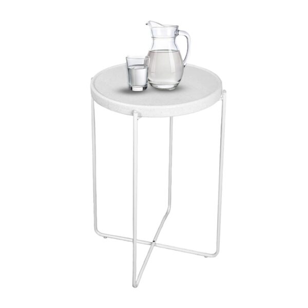 Krishtha Stefany XL PortaBrew Coffee Table – Foldable, Portable with Anti-Slip Feet & Easy-to-Clean Surface | Ideal for Home, Living Room & Office