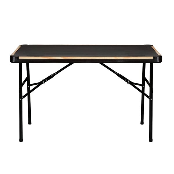Nilkamal Feast Foldable Table – Blow Moulded, Sturdy Metal Frame, Brown | Ideal for Indoor & Outdoor Use