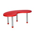 Nilkamal Smilo Kids Activity Table – Crate Red | Multipurpose Bean-Shaped Table for Play & Learning Spaces