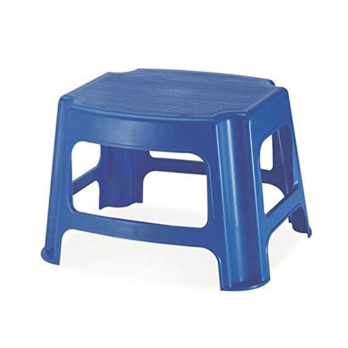 Nilkamal Plastic Stool – Deep Blue | Lightweight, Durable & Stackable | Multipurpose Stool for Home, Kitchen, Bathroom & Outdoor Use