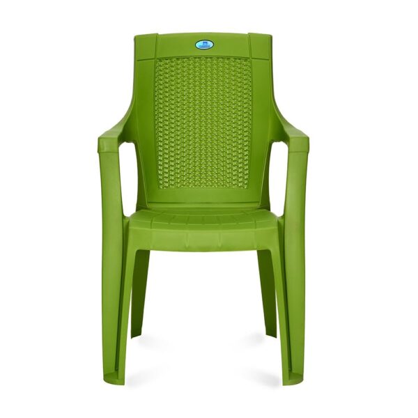 Nilkamal Mystique Plastic Mid Back Chair | Multipurpose Chair for Home, Dining, Office, and Outdoor Use | 100% Polypropylene Stackable Chair