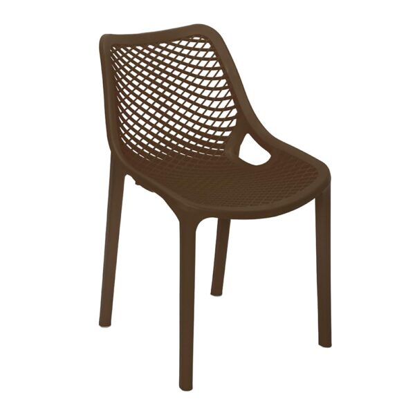 Nilkamal Vento Plastic Chair | Stackable Polypropylene Chair for Living Room, Bedroom, Kitchen, Office & Outdoor – Beige