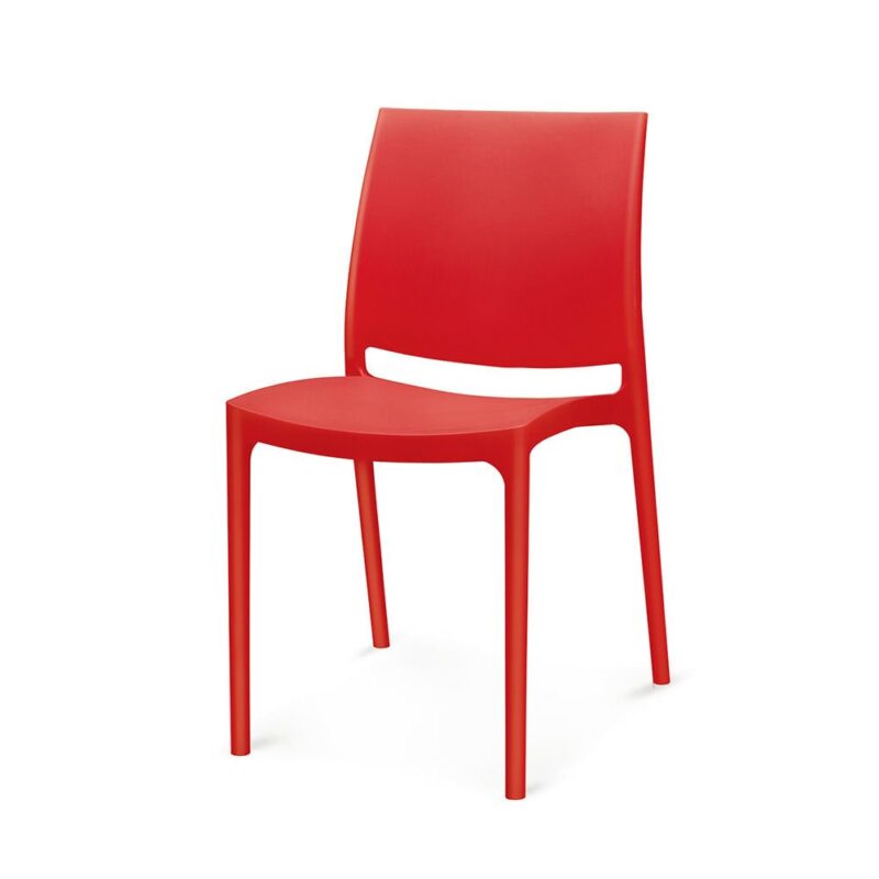 Nilkamal Plastic Mid Back Chair | Dust‑Free, 100% Polypropylene | Stackable Chair for Home, Office & Outdoor Use