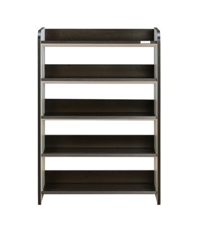 Nilkamal Itsy 5-Tier Shoe Rack – Modern White & Wenge Finish, Engineered Wood, Holds up to 15 Pairs, Ideal for Entryway, Hallway, Closet & Office