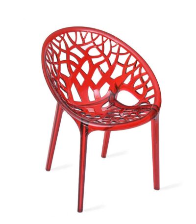 Nilkamal CRYSTALPC Plastic Mid Back Chair – 100% Polypropylene, Stackable & Dust-Free for Home, Office & Outdoor Use