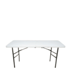 Krishtha Foldable Portable Rectangular Table – 122x60x74 cm | Lightweight Folding Table for Camping, BBQ, Parties, Outdoor & Indoor Use