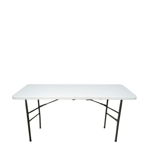 Krishtha Foldable Portable Rectangular Table – 122x60x74 cm | Lightweight Folding Table for Camping, BBQ, Parties, Outdoor & Indoor Use