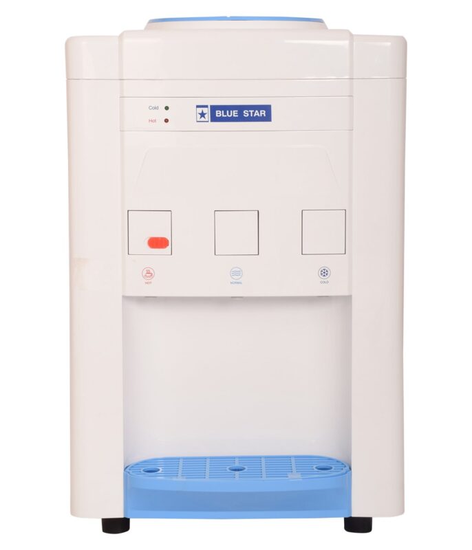 Buy Blue Star Plastic Water Dispenser – Hot, Cold & Normal Water | 2.5L/hr Cooling, 5L/hr Heating