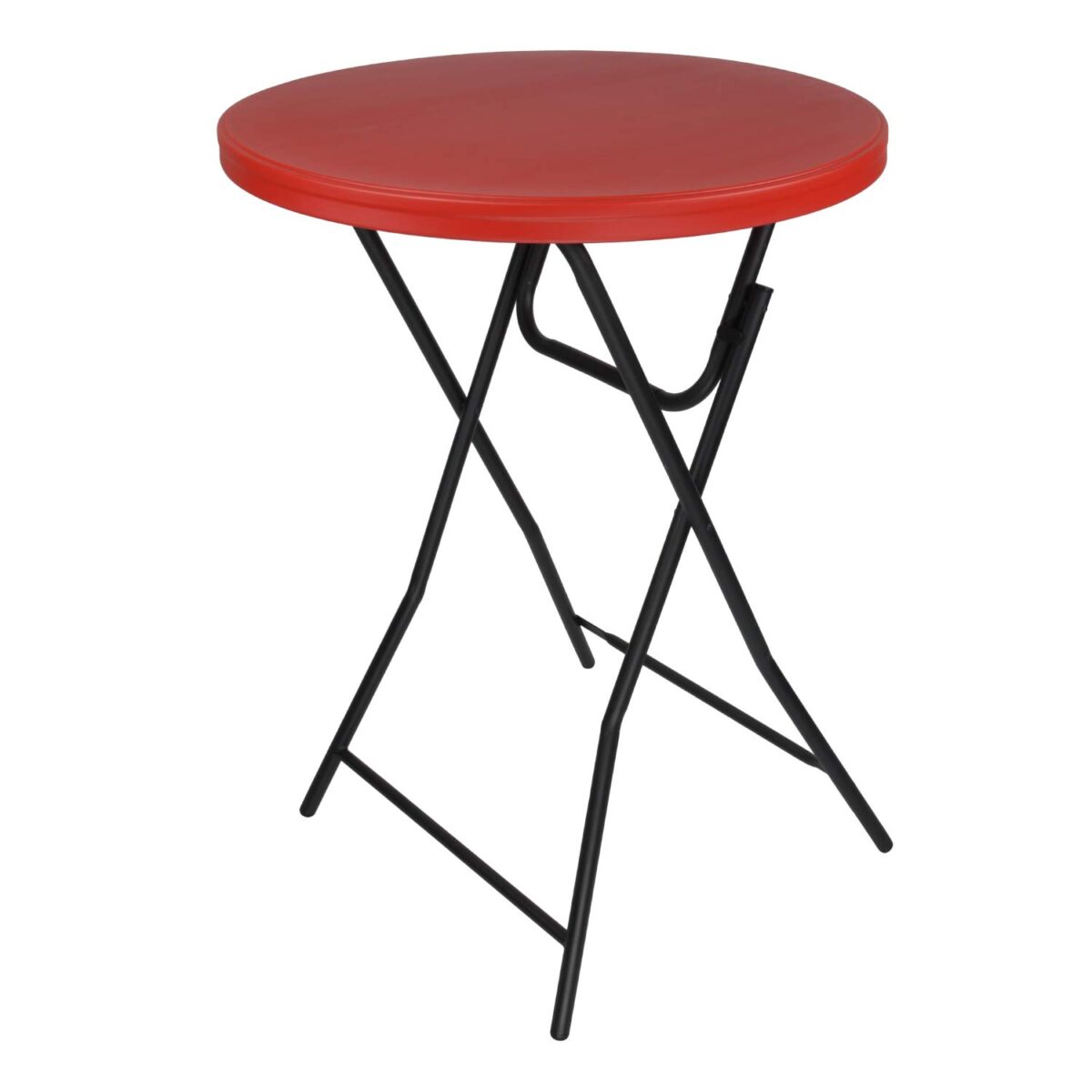 Krishtha Café Plastic Table – Coke Red | Durable & Stylish Table for Cafeteria, Home, Balcony, and Outdoor Use