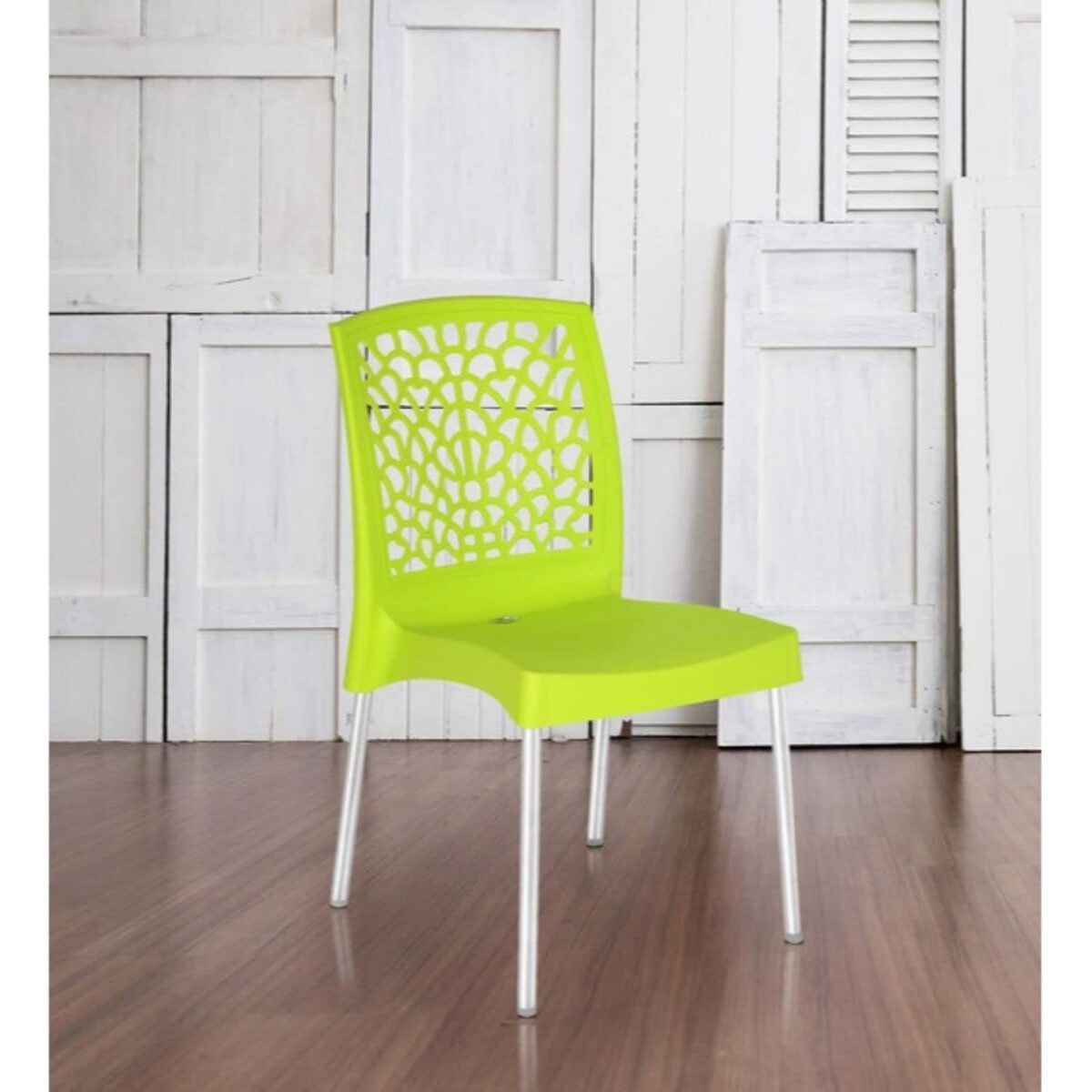 Nilkamal Mid Back Plastic Chair – 100% Polypropylene | Stackable, Dust‑Free Chair for Home, Office & Outdoor
