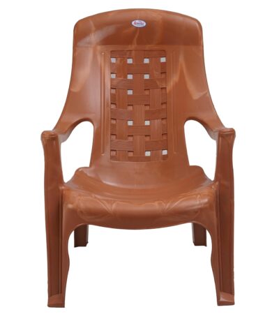 NILKAMAL Comfort Arm Plastic Chair for Home, Outdoor & Garden – Orange