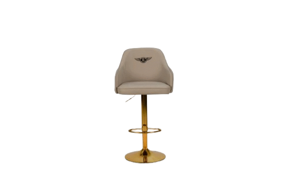 KRISHTHA Modern Cream Stool – Sleek, Minimal Design for Kitchen, Bar, or Living Room Use