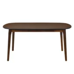 Nilkamal 6 Seater Wooden Dining Set – Elegant Brown Finish Dining Table with 6 Chairs