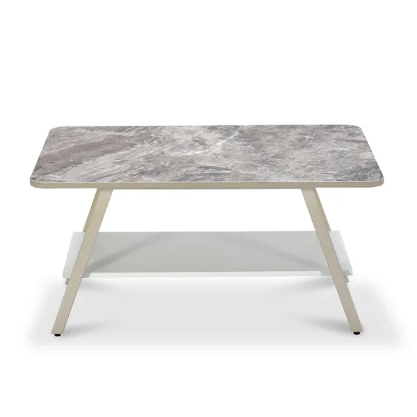 Nilkamal Granito Rectangular Center Table – Visconti Ivory Finish