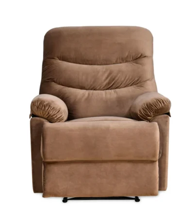 Nilkamal 1 Seater Manual Recliner Sofa – Premium Brown Upholstery, Padded Armrests & Comfortable Reclining Chair for Living Room