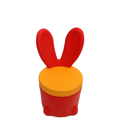 Krishtha Kids Bunny Stool with Storage & Activity Table – All-in-One Toddler Playset for Building Blocks, Water & Sand Play, Learning & Fun (Multicolor)