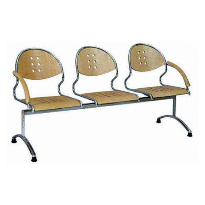 Premium-quality stainless steel waiting chairs designed for hospitals, clinics, and public seating areas. Strong, comfortable, and easy to maintain.