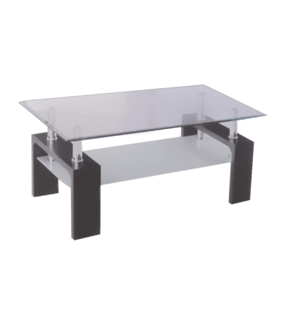 Nilkamal Center Table – Stylish White & Black Finish, Durable Living Room Coffee Table