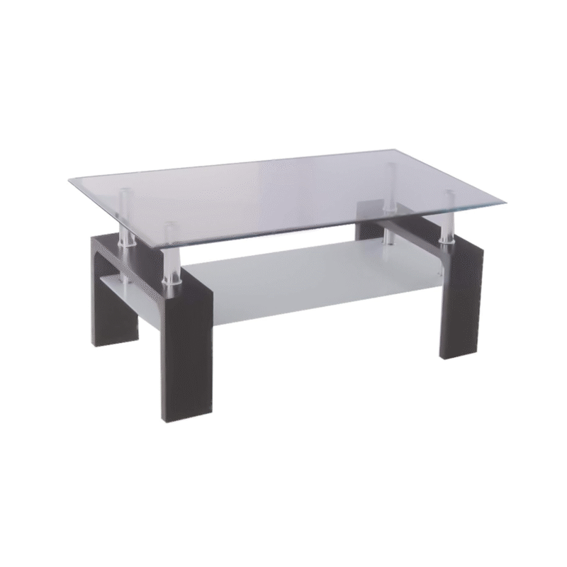 Nilkamal Center Table – Stylish White & Black Finish, Durable Living Room Coffee Table