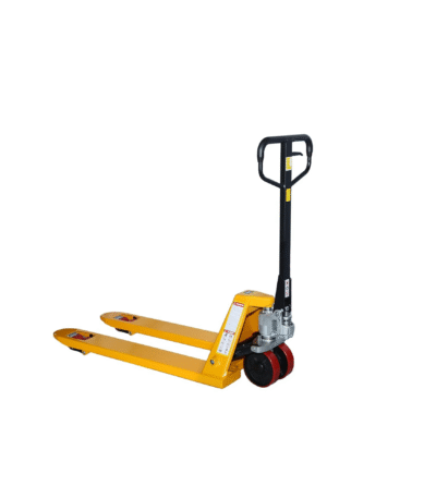 Krishtha 2.5 Ton Hand Pallet Truck with PU Wheels – Heavy-Duty Manual Hydraulic Trolley