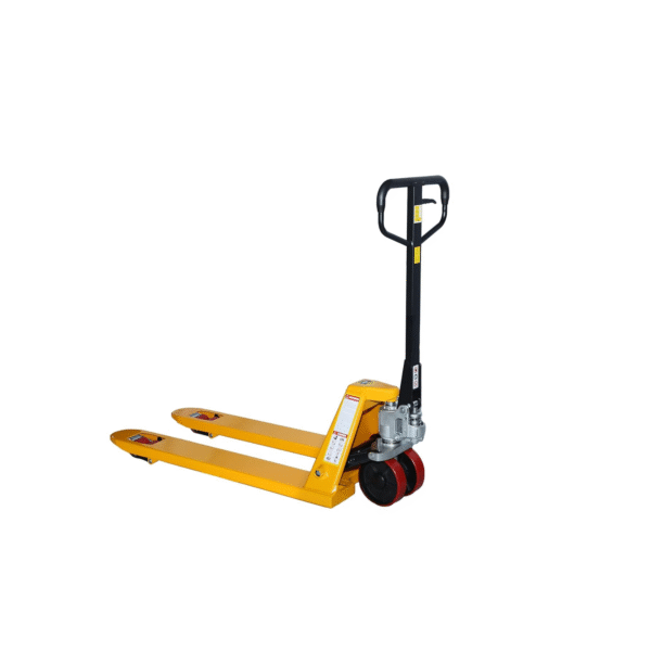 Krishtha 2.5 Ton Hand Pallet Truck with PU Wheels – Heavy-Duty Manual Hydraulic Trolley