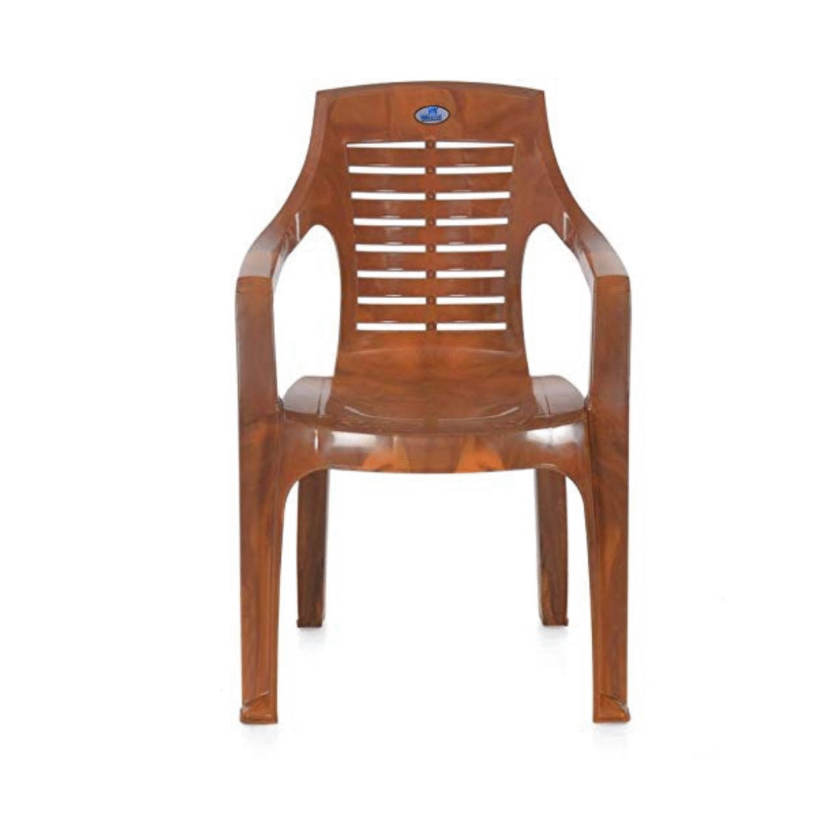Nilkamal Plastic Mid Back with Arm Chair | Ideal for Home, Dining Room, Bedroom, Kitchen, Living Room, Office, Garden & Outdoor | 100% Polypropylene | Stackable & Dust-Free Design