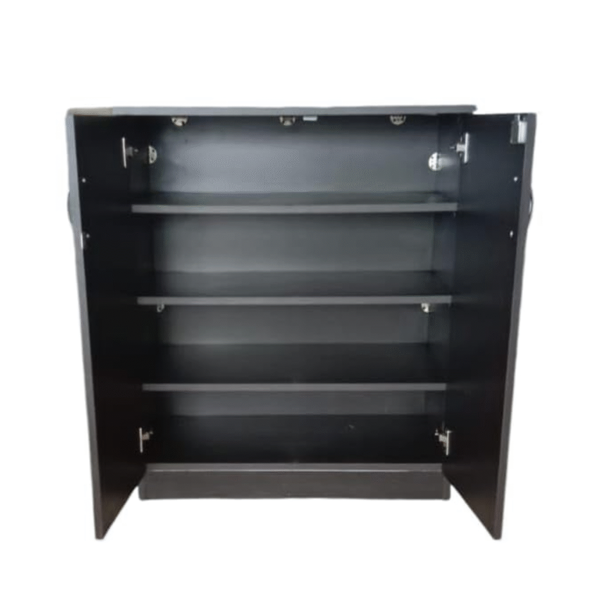 KRISHTHA Engineered Wood Shoe Rack Cabinet with 2 Lockable Doors – Wooden Footwear Organizer for Entryway, Bedroom & Closet – Stores Up to 16 Pairs (Wenge Finish, 30x15x36 in.)