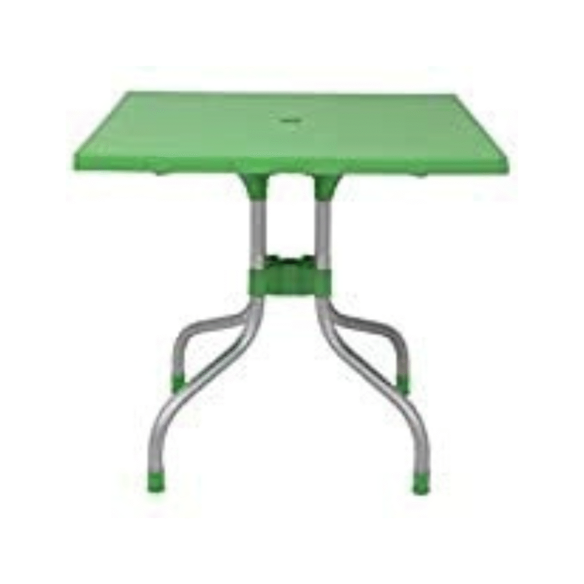 Nilkamal 4-Seater Plastic Dining Table – Durable & Lightweight Table for Home, Garden, Cafeteria, Outdoor & Indoor Use – Gree