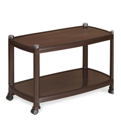 Nilkamal Contemporary Center Trolley Coffee Table / Tea Table / Teapoy – Durable Plastic Table for Home, Living Room, Office & Outdoor Use