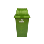Nilkamal Plastic Open-Top Garbage Waste Bin – 60 Litres (Green) | Durable Waste Disposal Bin for Home, Office, Garden & Commercial Use