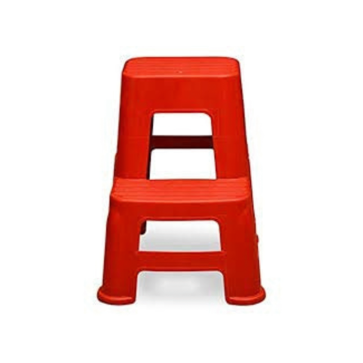 Nilkamal Plastic Stool – Bright Red | Durable, Lightweight & Stackable | Multipurpose Stool for Home, Kitchen, Bathroom & Outdoor Use
