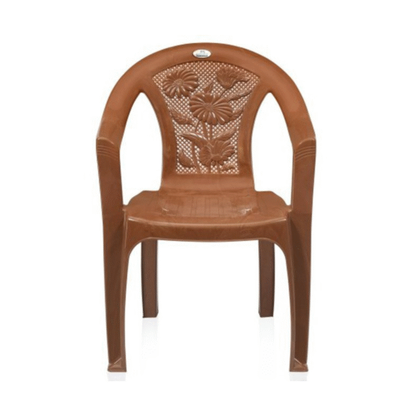 Nilkamal Plastic Chair | Durable & Lightweight Chair for Home, Office, Outdoor, and Garden Use | Stackable & Easy to Clean | 100% Polypropylene