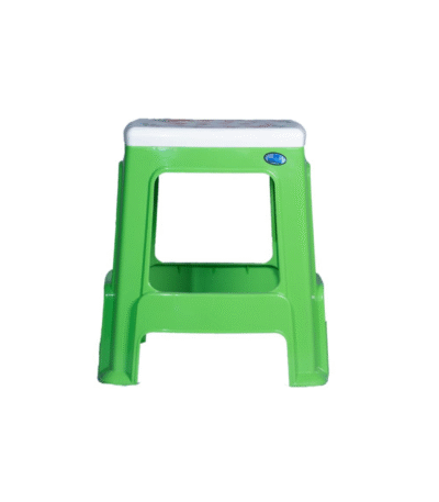 Nilkamal Printed Plastic Stool – Elegant Modern Design | Green | Medium Size Stool for Home, Kitchen, Bathroom & Office | Durable & Ready to Use
