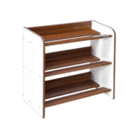 Nilkamal Shoe Rack – Compact and Stylish Shoe Organizer in Walnut & White Finish