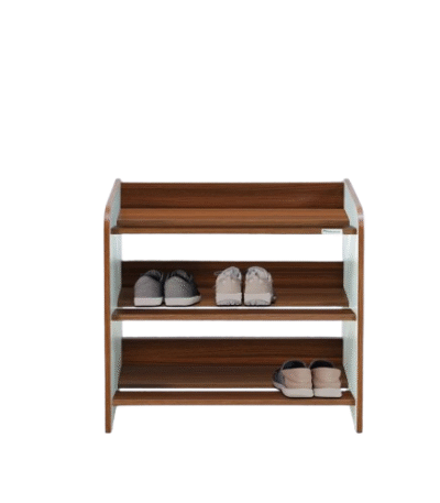 Nilkamal Shoe Rack – Compact and Stylish Shoe Organizer in Walnut & White Finish