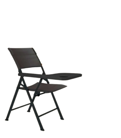 Krishtha Student ACE Folding Chair with Writing Pad | Space-Saving Study & Training Chair with Durable Metal Frame | Ideal for Classrooms, Coaching, Office & Home Use