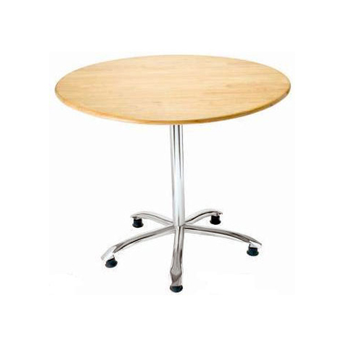 KRISHTHA Round Canteen Standing Table – Sturdy Metal Frame with Round Top for Cafeteria, Office, Events