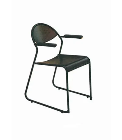 KRISHTHA Visitor Chair | Comfortable Office Guest Chair with Armrests | Ideal for Reception, Conference & Waiting Areas