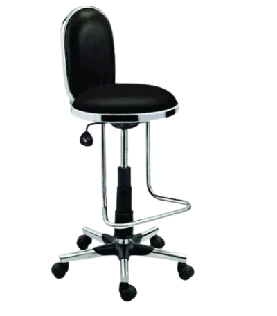 KRISHTHA Black Cafe and Lounge Series Chair | Stylish Seating for Cafe, Lounge & Bar Use