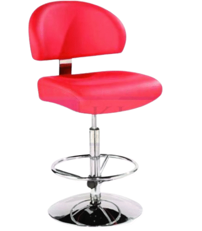 KRISHTHA Cafe and Lounge Series Chair – Modern Design | Red Color | Comfortable Seating for Café, Lounge, Bar & Waiting Areas